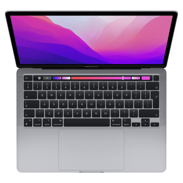Second image of Apple MacBook Pro M2 chip with 8-core CPU and 10-core GPU, 256GB SSD - Space Grey - Arabic Keyboard